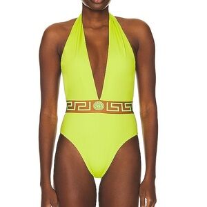 NWT Versace Greca One Piece Swimsuit